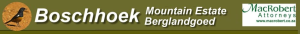 Boschhoek Mountain Estate