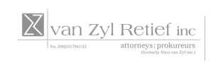 Nico van Zyl Inc, Van Zyl Retief Attorneys