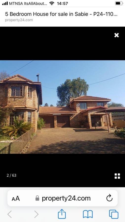 5 Bed House in Sabie photo number 1