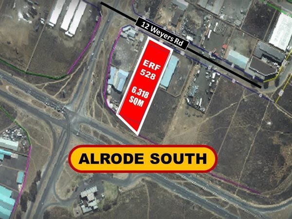 6318 m² Land available in Alrode