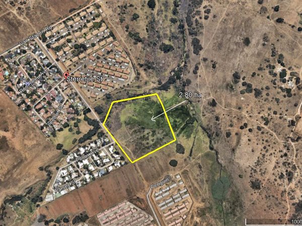 2.8 ha Land available in Wilgeheuwel