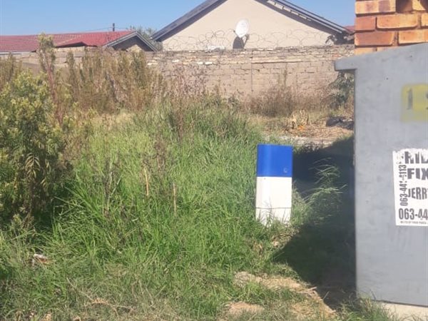 229 m² Land available in Klipspruit