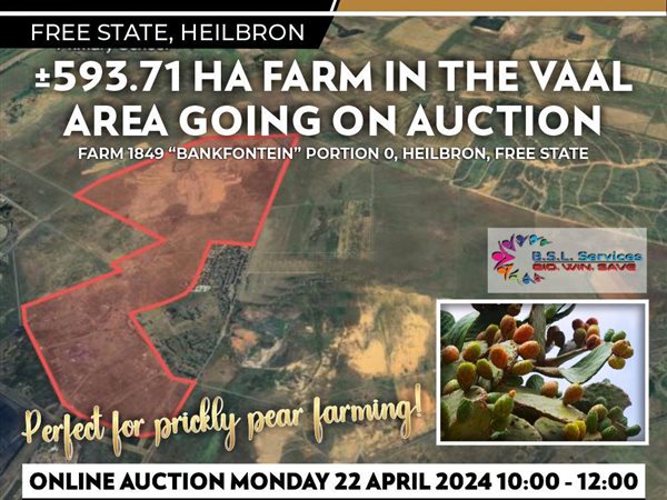 593.7 ha Farm in Heilbron