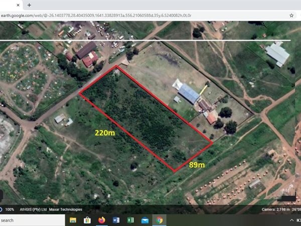 2 ha Land available in Hillcrest