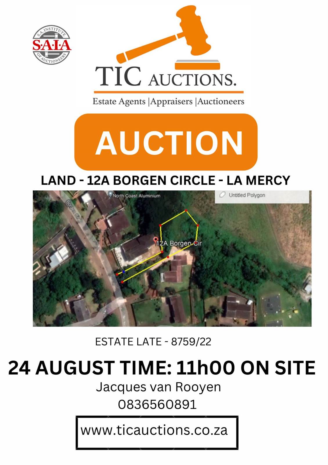 803 m² Land available in La Mercy photo number 3