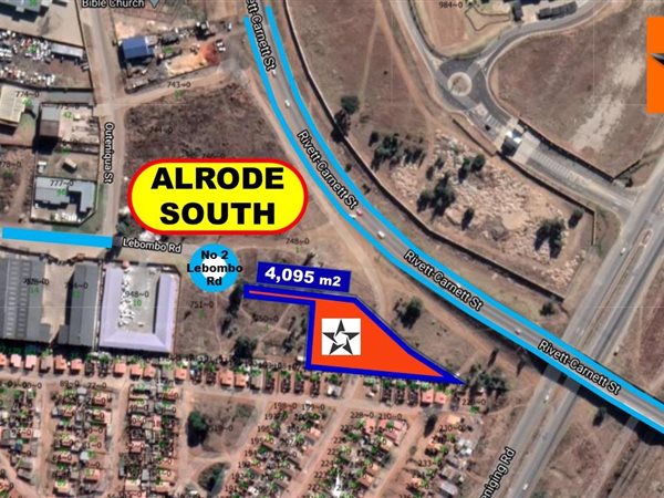 4095 m² Land available in Alrode