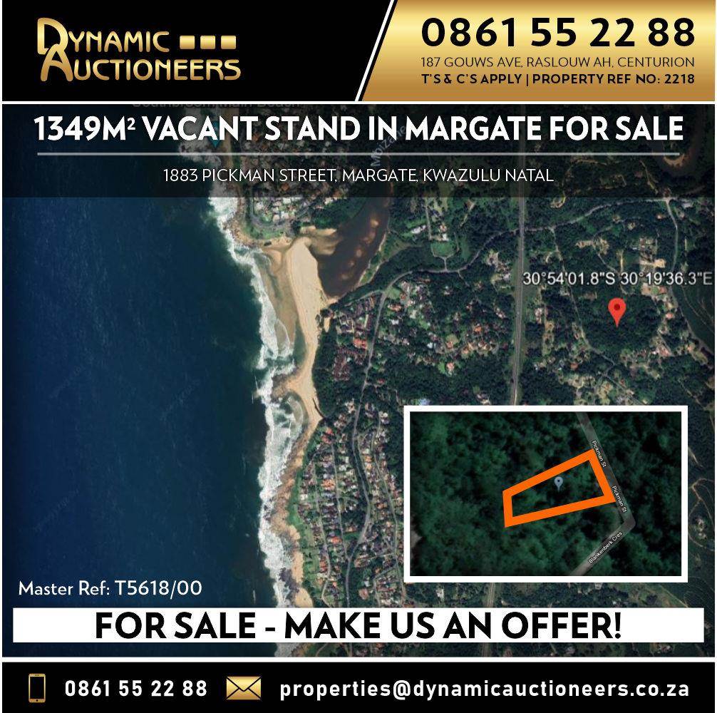 1349 m² Land available in Ramsgate photo number 1