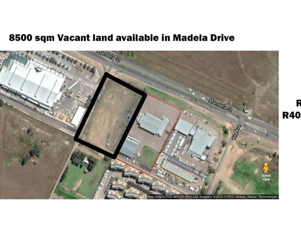 8 500 m² Land