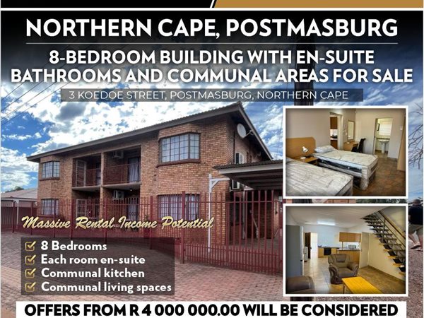 8 Bed House in Postmasburg