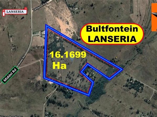 16.2 ha Farm in Lanseria and surrounds