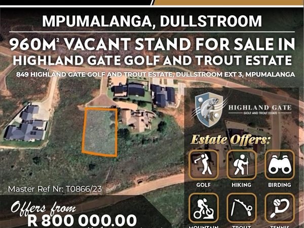 960 m² Land available in Dullstroom