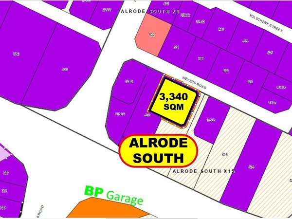 4042 m² Land available in Alrode