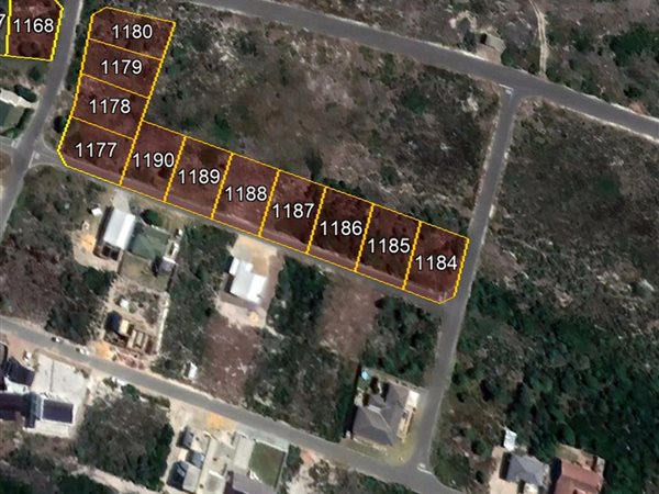 620 m² Land available in Agulhas