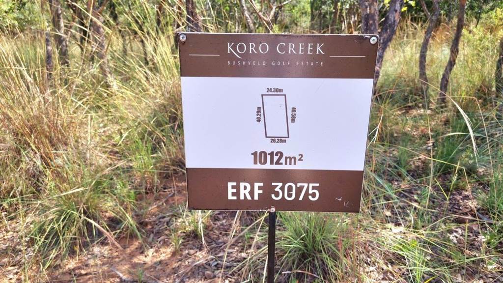 1012 m² Land available in Koro Creek Golf Estate photo number 2