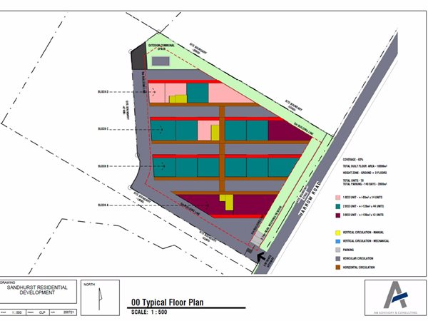 5 605 m² Land