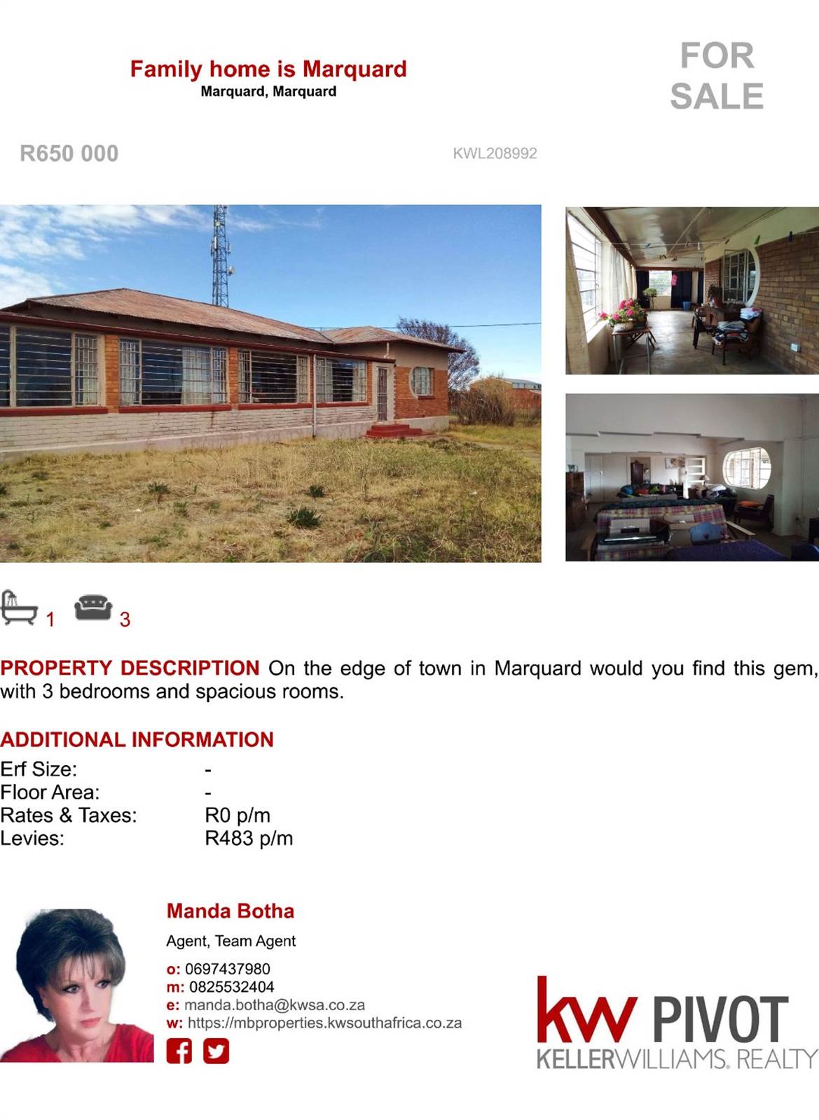 3 Bed House in Marquard photo number 9