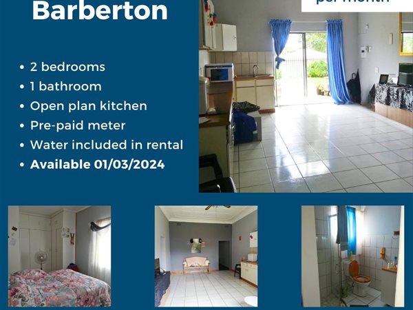 2 Bed Flat in Barberton