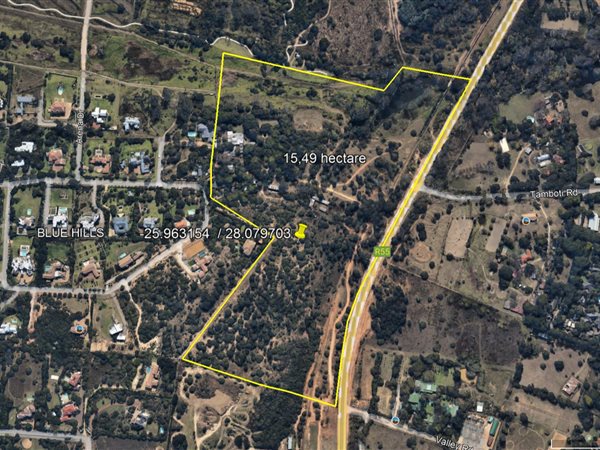 15.5 ha Land available in Blue Hills
