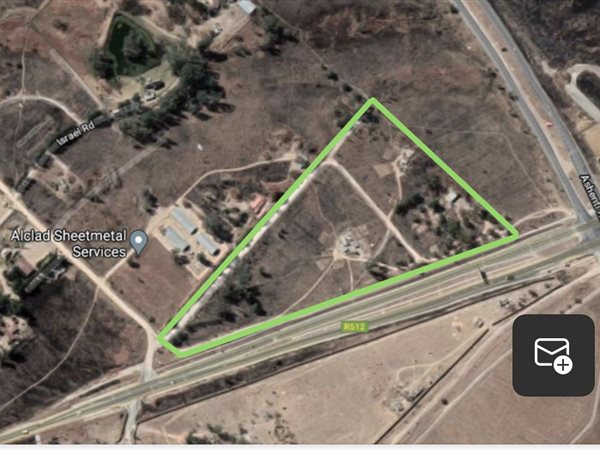 8.5 ha Land available in Lanseria and surrounds