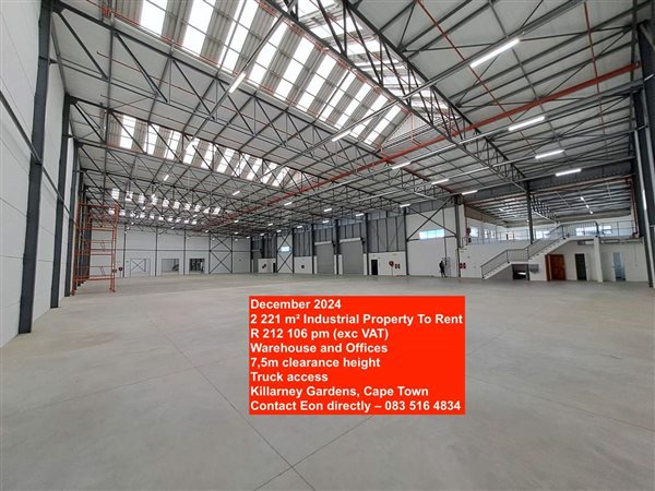 2 221  m² Industrial space