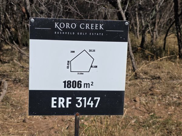1 806 m² Land 1 806 m² Land