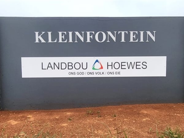 1 ha Land available in Kleinfontein