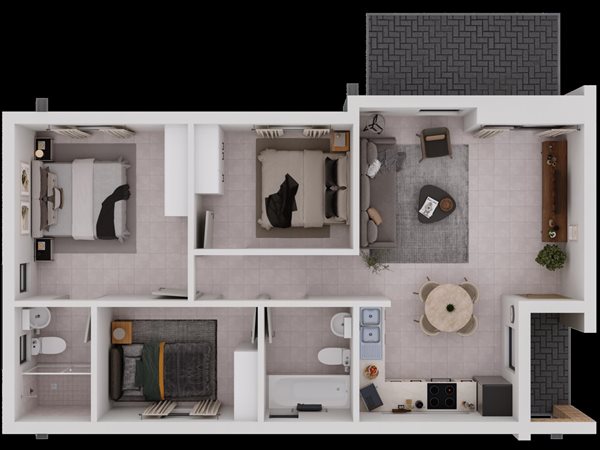 3 Bedroom Simplex
