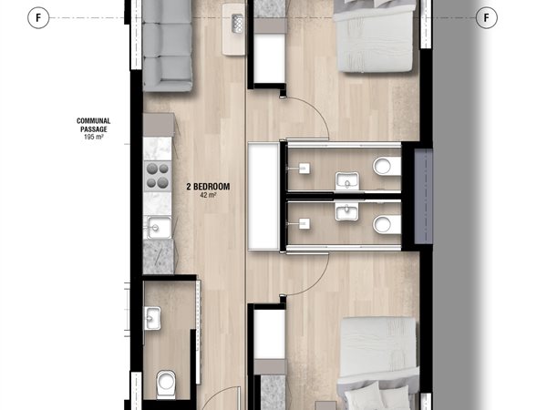 1 Bed Apartment