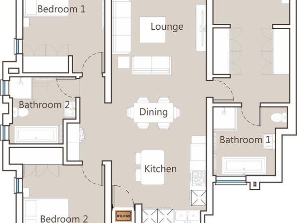 3 Bed Apartment