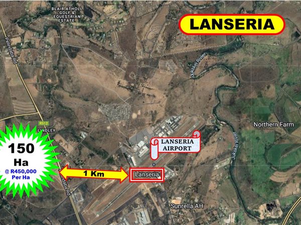 150.1 ha Land available in Krugersdorp Central