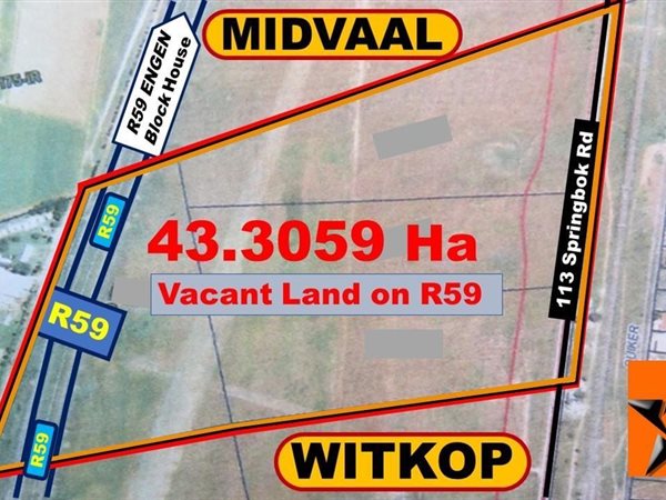 43.3 ha Land