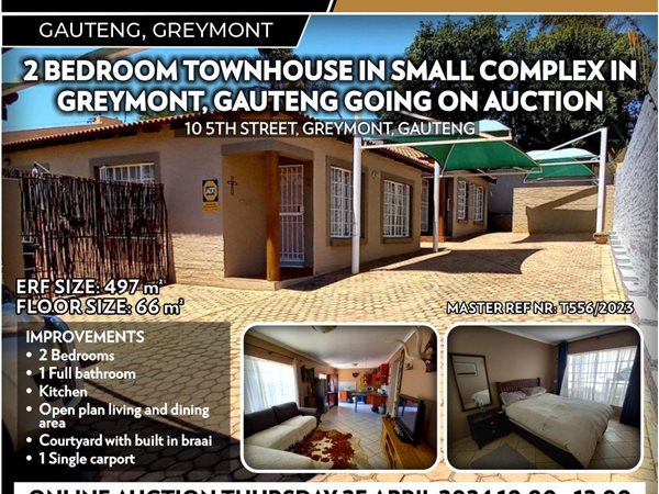 2 Bed Townhouse in Greymont