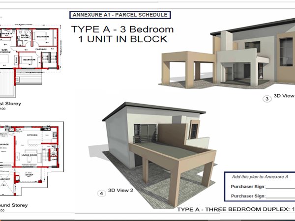 3 Bed Townhouse