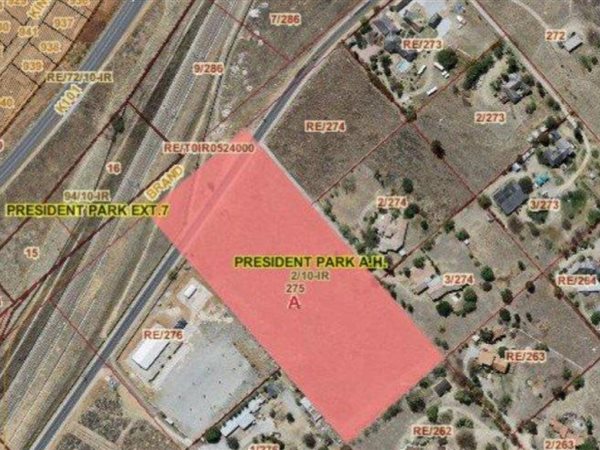 2.3 ha Land available in President Park