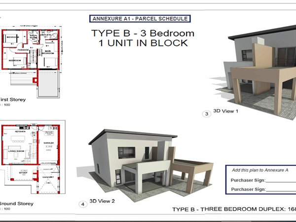 3 Bed Townhouse