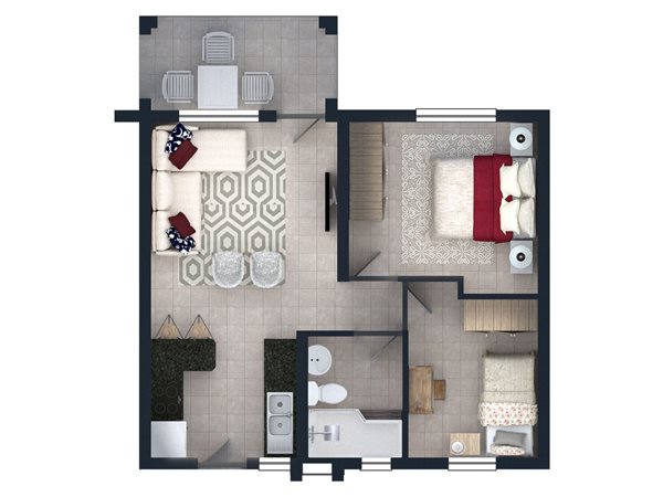 2 Bed Apartment