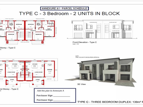 3 Bed Townhouse