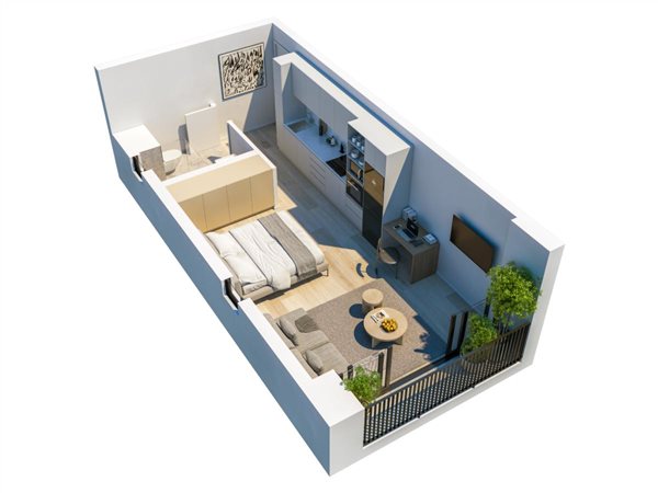 1 Bed Apartment