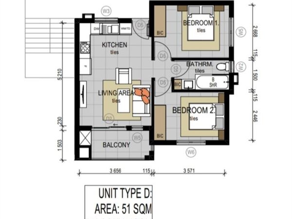 2 Bed Apartment