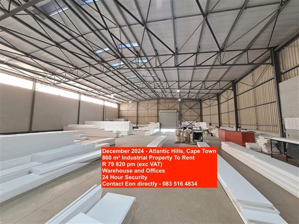 860  m² Industrial space