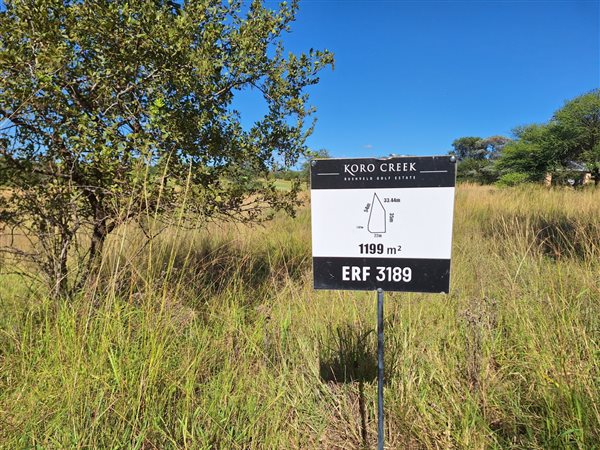 1199 m² Land available in Koro Creek Golf Estate
