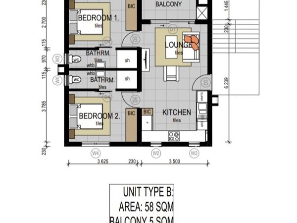 2 Bed Apartment