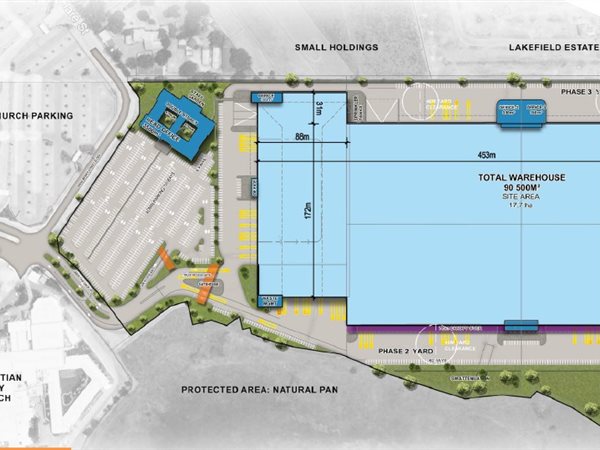 90 000 m² Industrial space 90 000 m² Industrial space