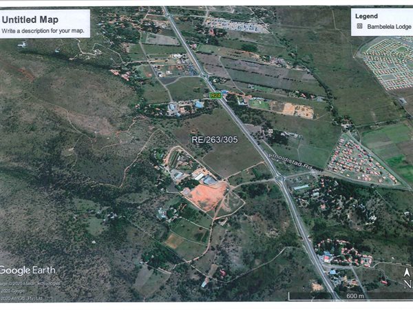 18 ha Land available in Waterkloof