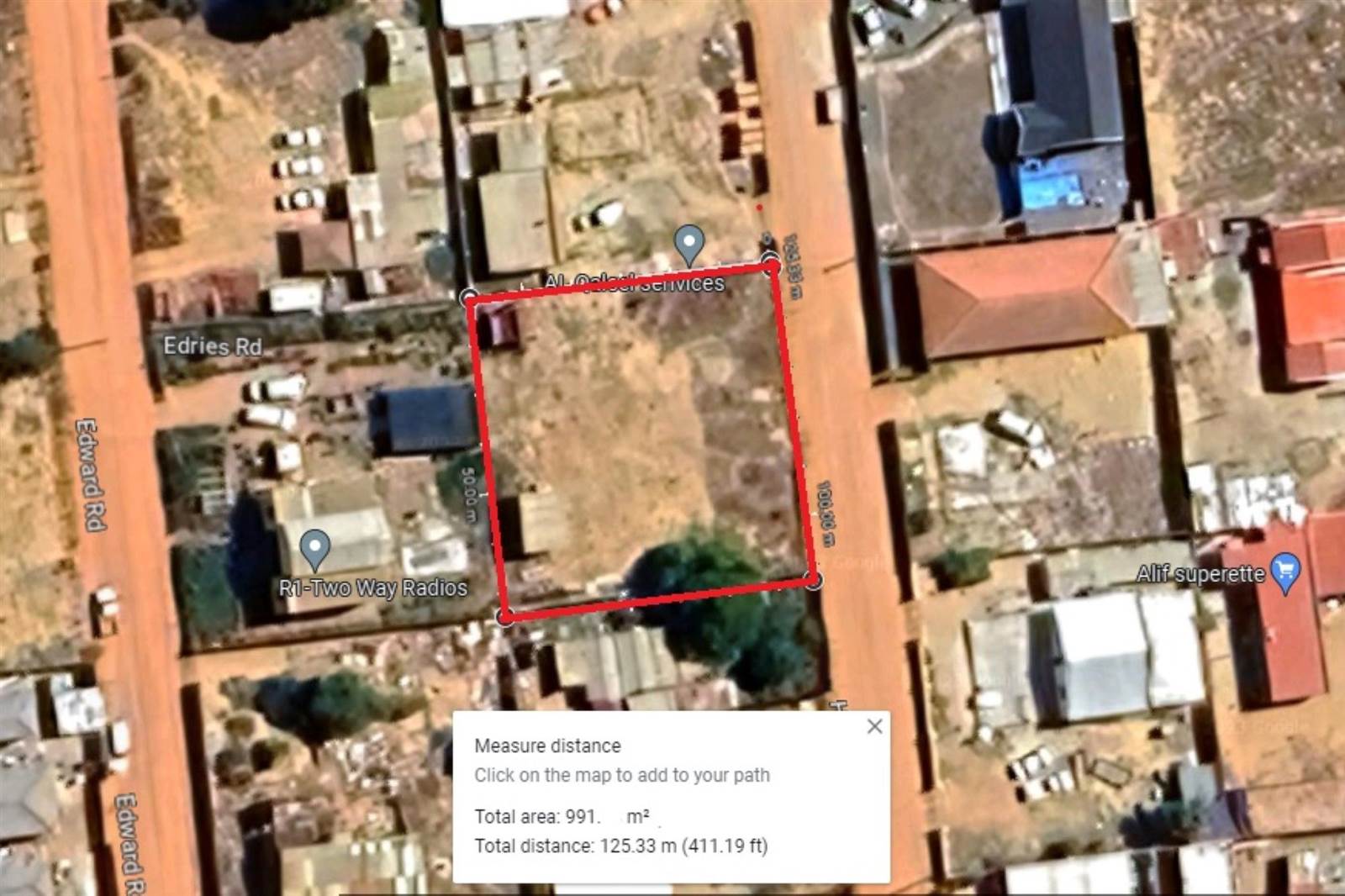 991 m² Land available in Chatsworth photo number 1