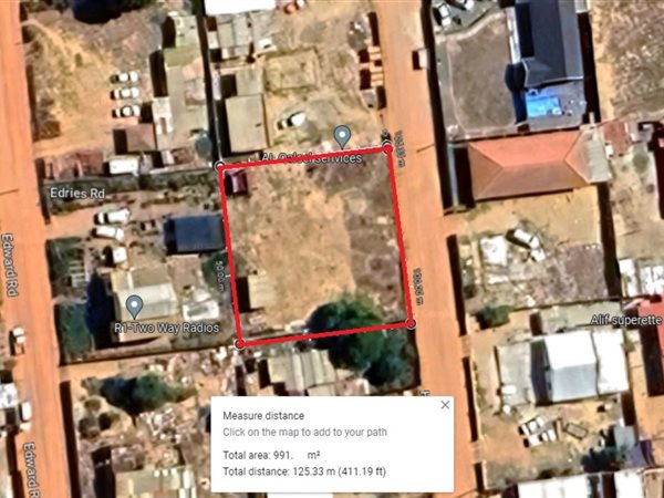 991 m² Land available in Chatsworth