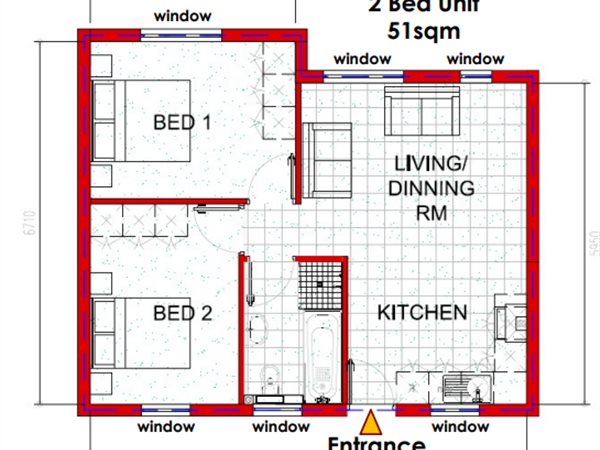 2 Bed Apartment