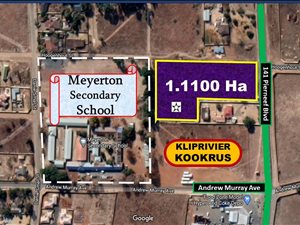 1.1 ha Land available in Meyerton South