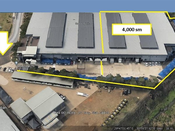 4000  m² Industrial space