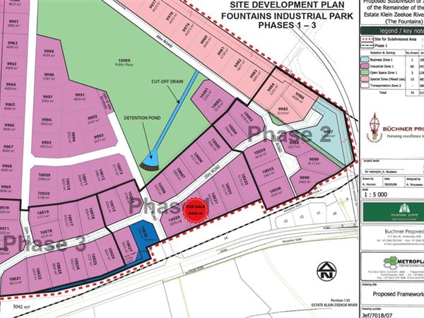 3715 m² Land available in Fountains Estate Business Park